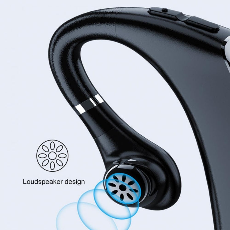 Écouteurs Bluetooth 5.0 universels DS800, style sport, sans fil, avec boîtier de chargement (noir et rouge)